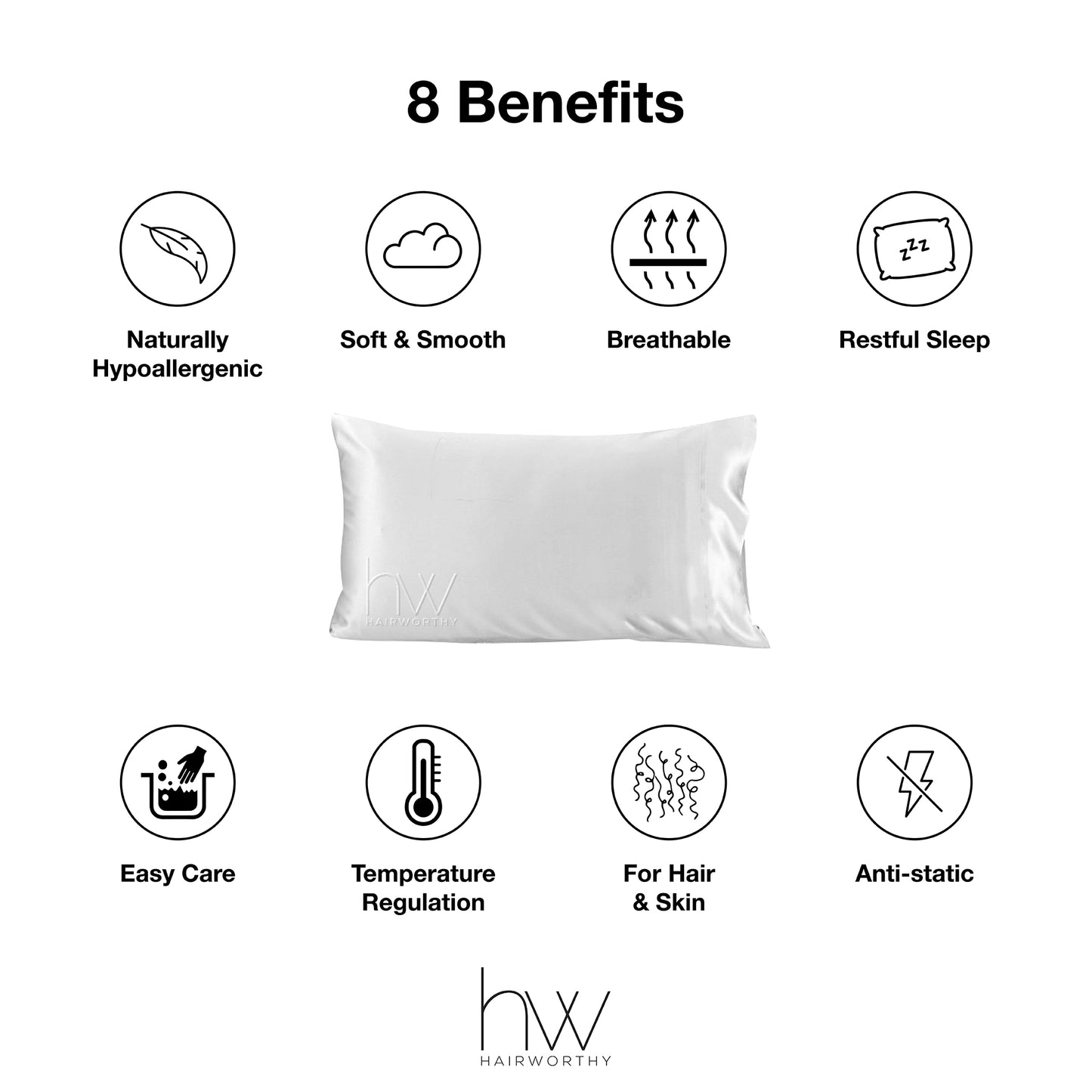 Hairembrace Silk Pillow Case