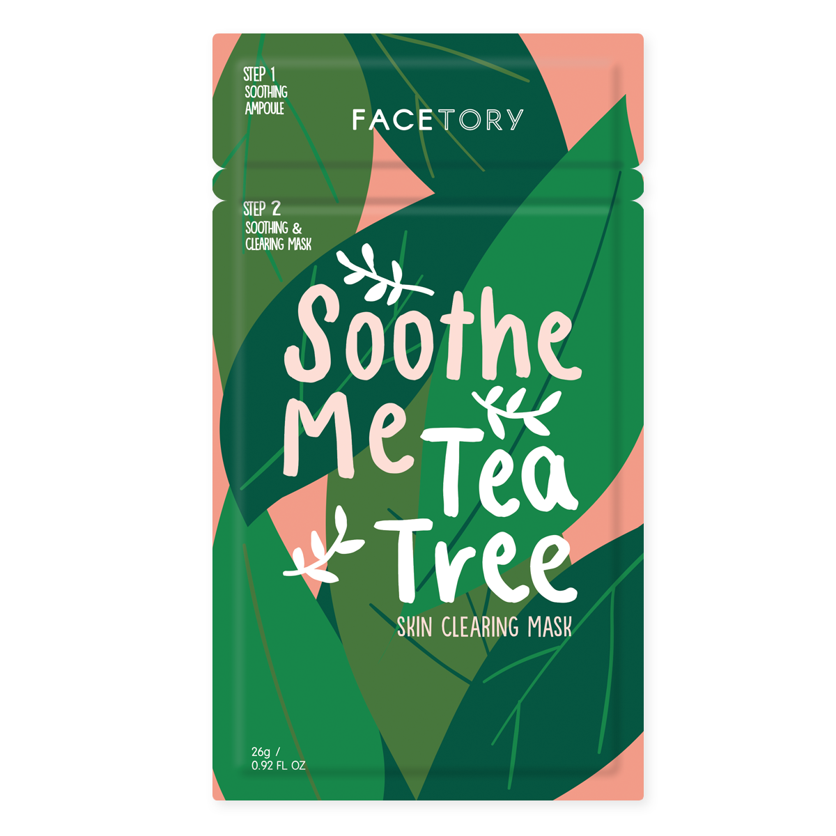 Soothe Me Tea Tree 2-Step Sheet Mask